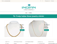 Tablet Screenshot of indian-stone-jewelry.com